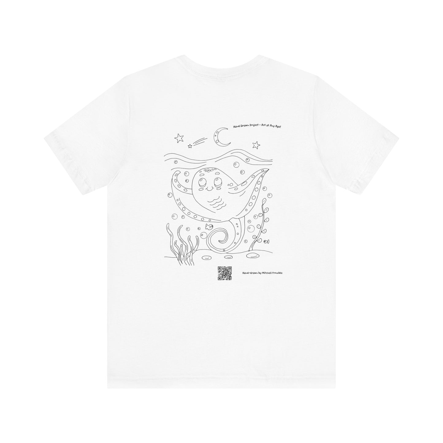 Manta Ray T-Shirt | Hand-Drawn Ocean Critter