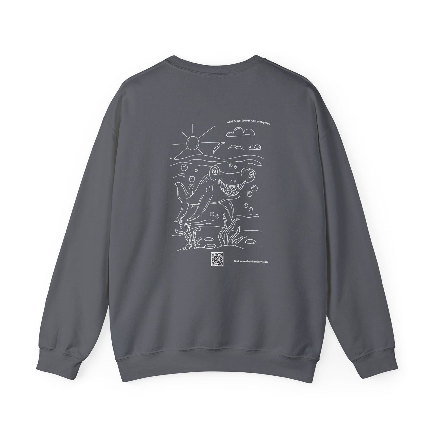 Happy Hammerhead Shark – Cozy Ocean Sweatshirt