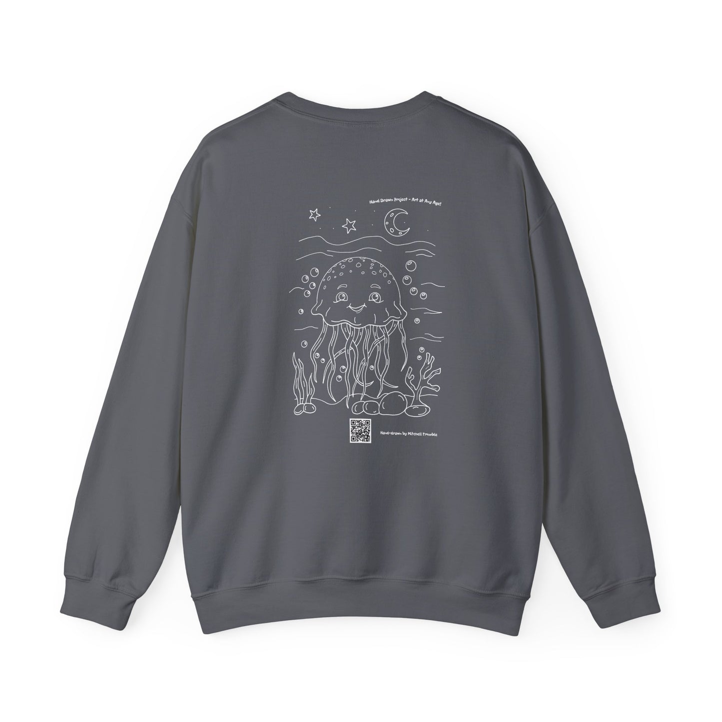 Smiling Jellyfish – Cozy Ocean Sweatshirt