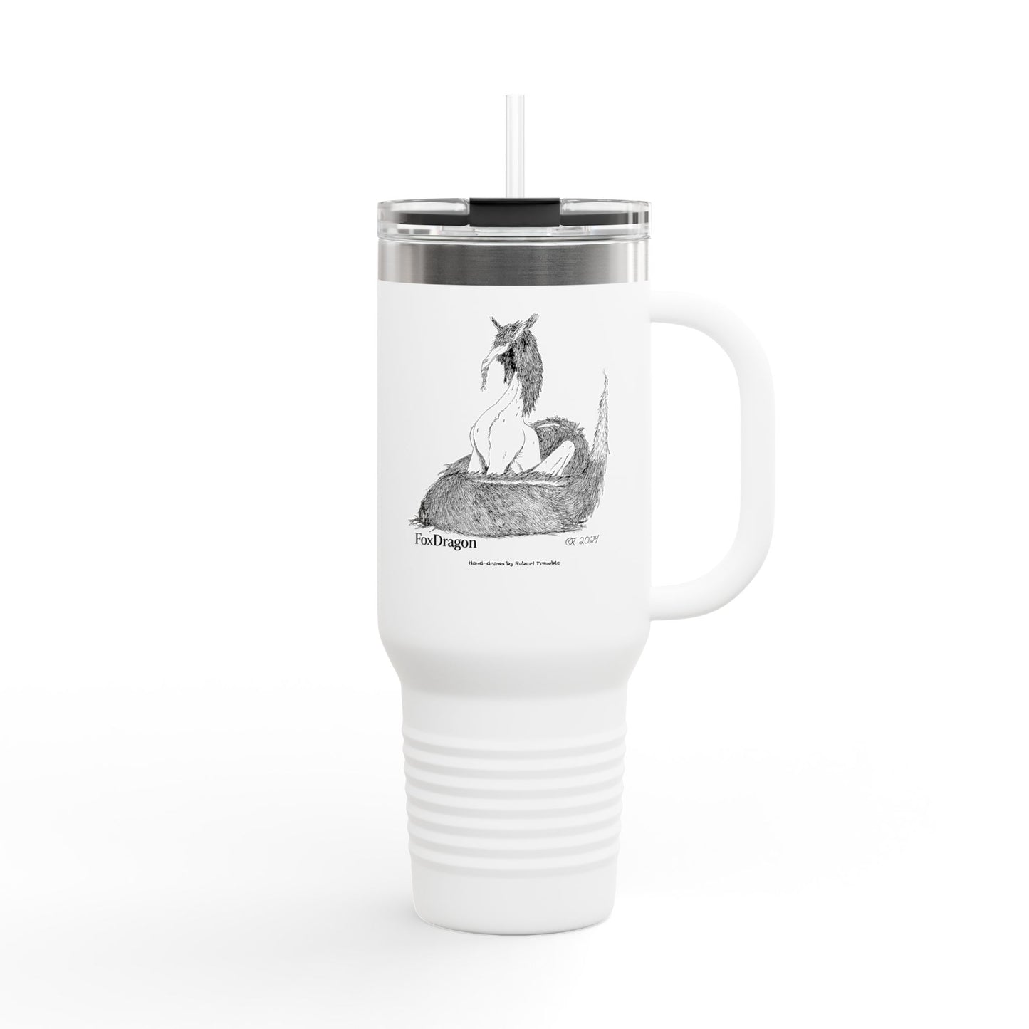 FoxDragon – Mythical Creature Travel Mug
