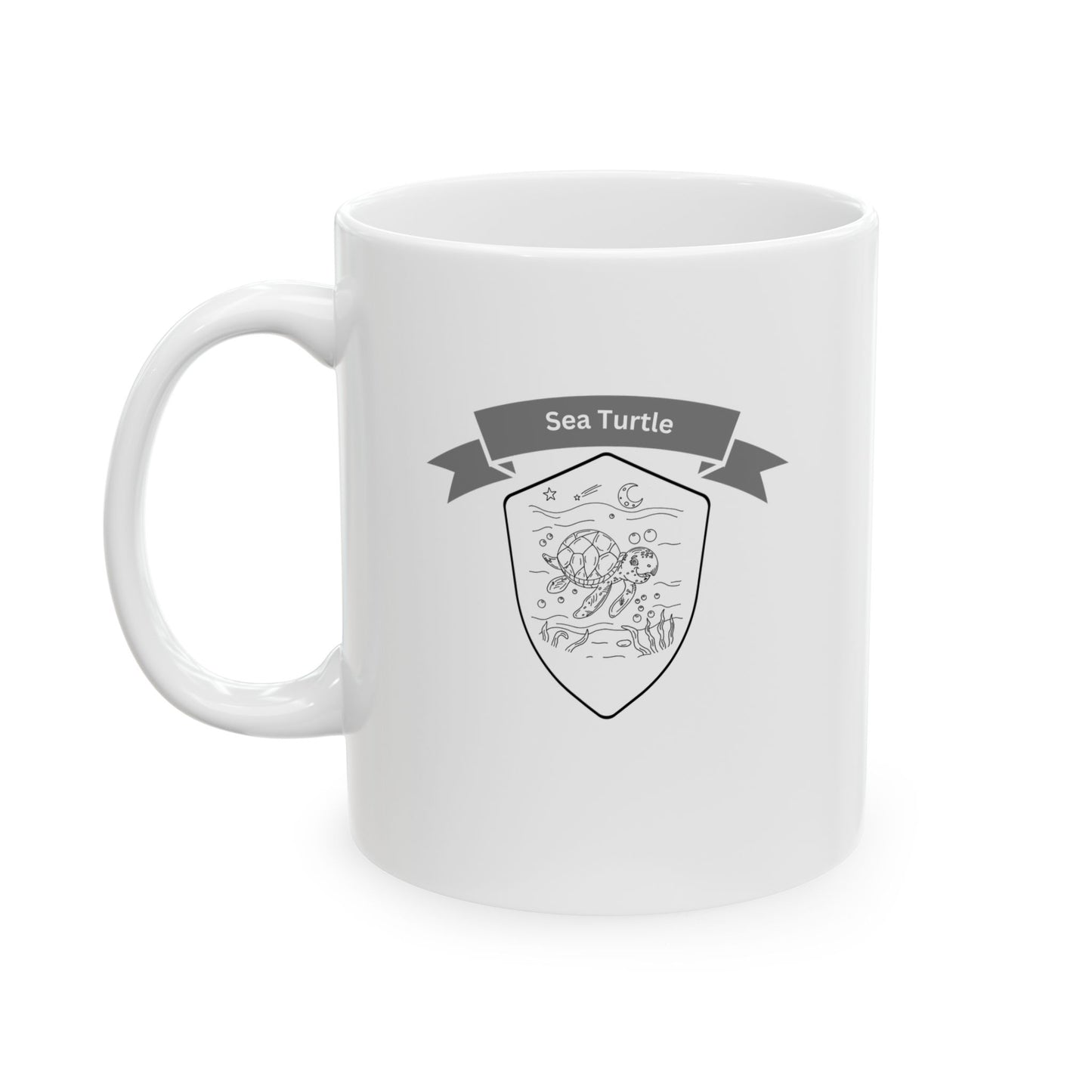 Smiling Sea Turtle – Ocean Critter Coffee Mug