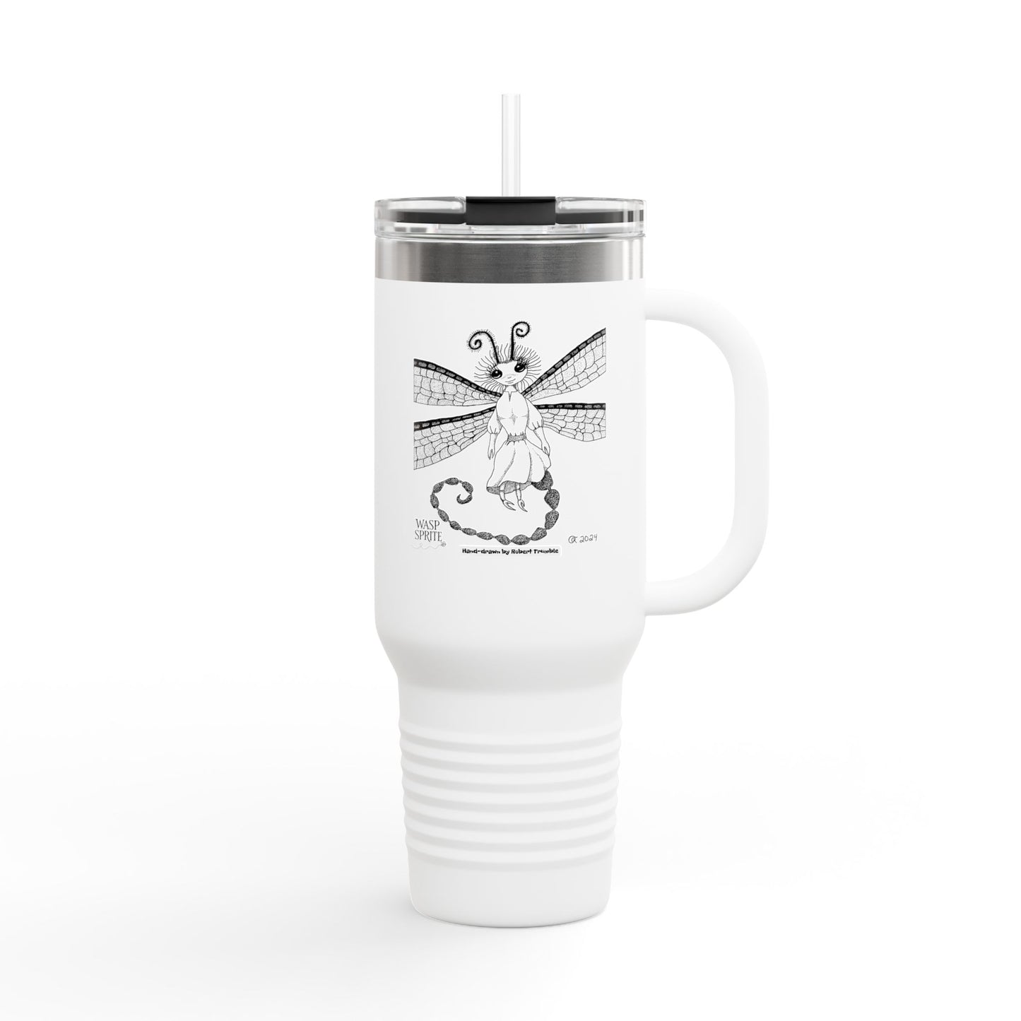 Wasp Sprite – Mystical Insect Folk Travel Mug