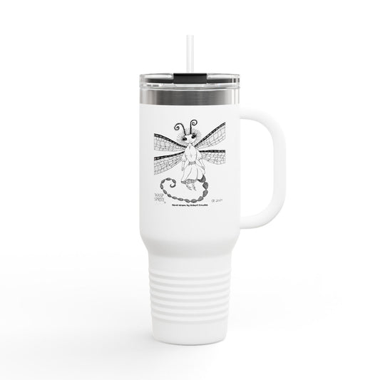 Wasp Sprite – Mystical Insect Folk Travel Mug
