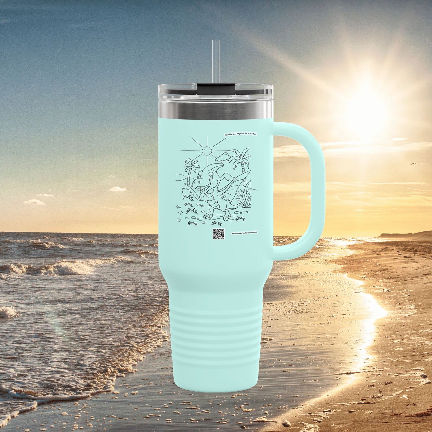 Pterodactyl Chaos Travel Mug