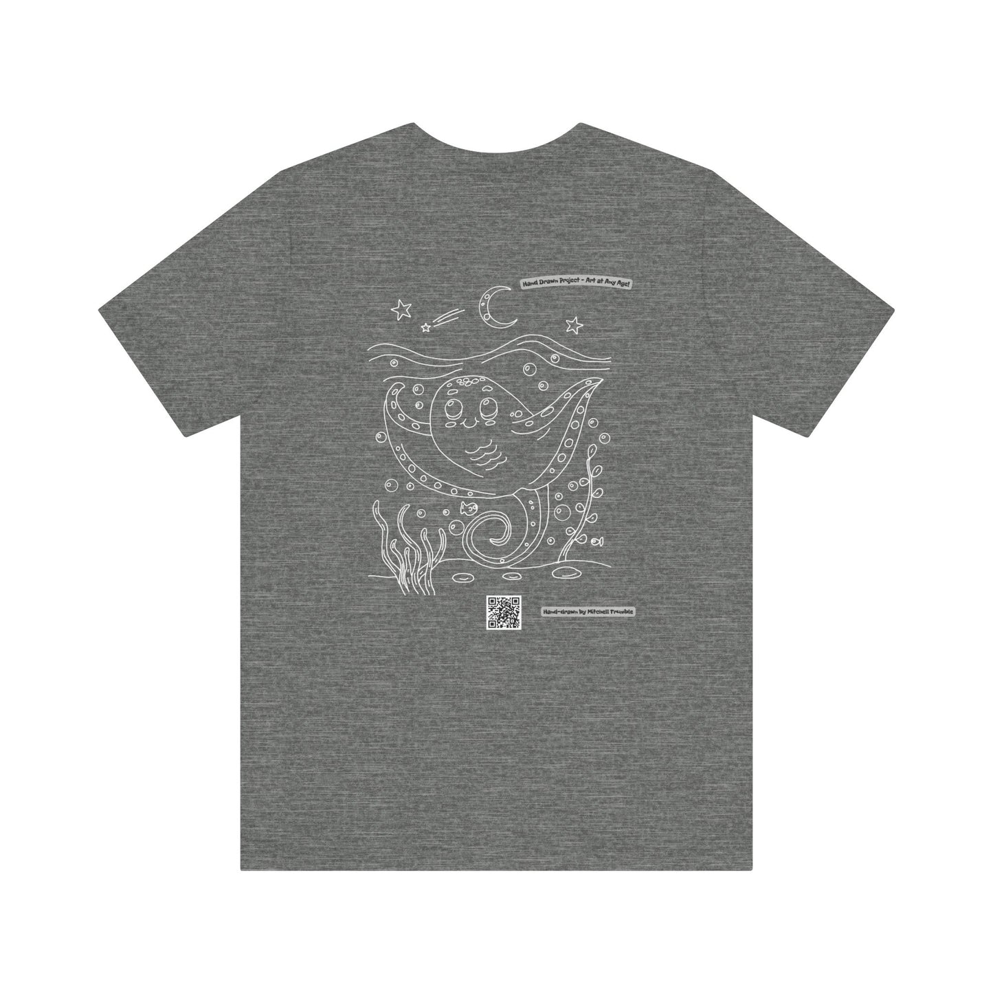 Manta Ray T-Shirt | Hand-Drawn Ocean Critter