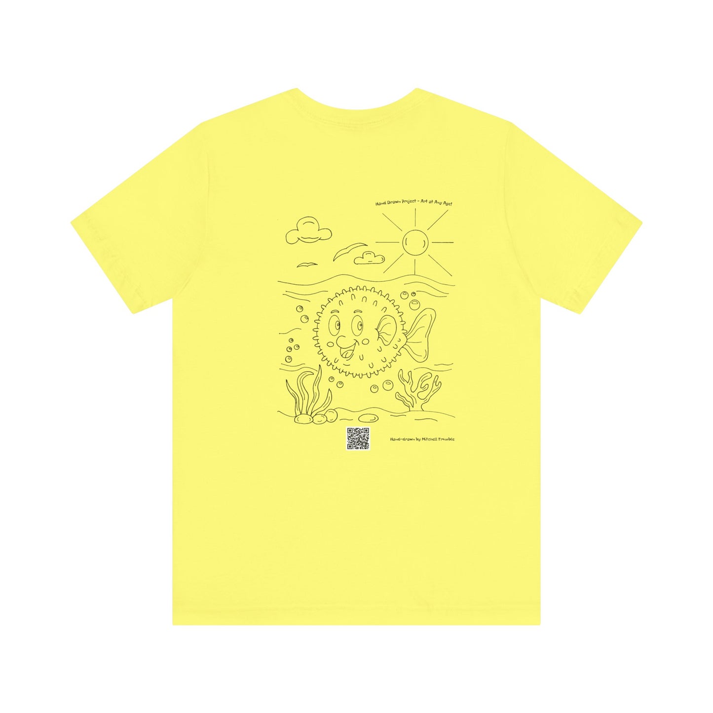 Happy Pufferfish – Ocean Critter T-Shirt