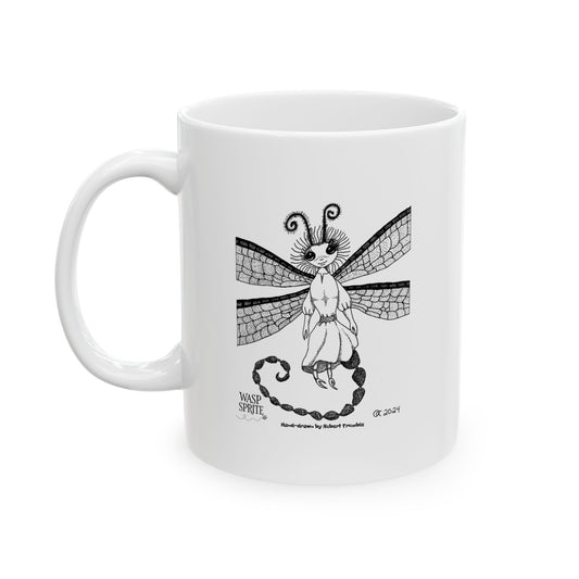 Wasp Sprite – Mystical Insect Folk Coffee Mug