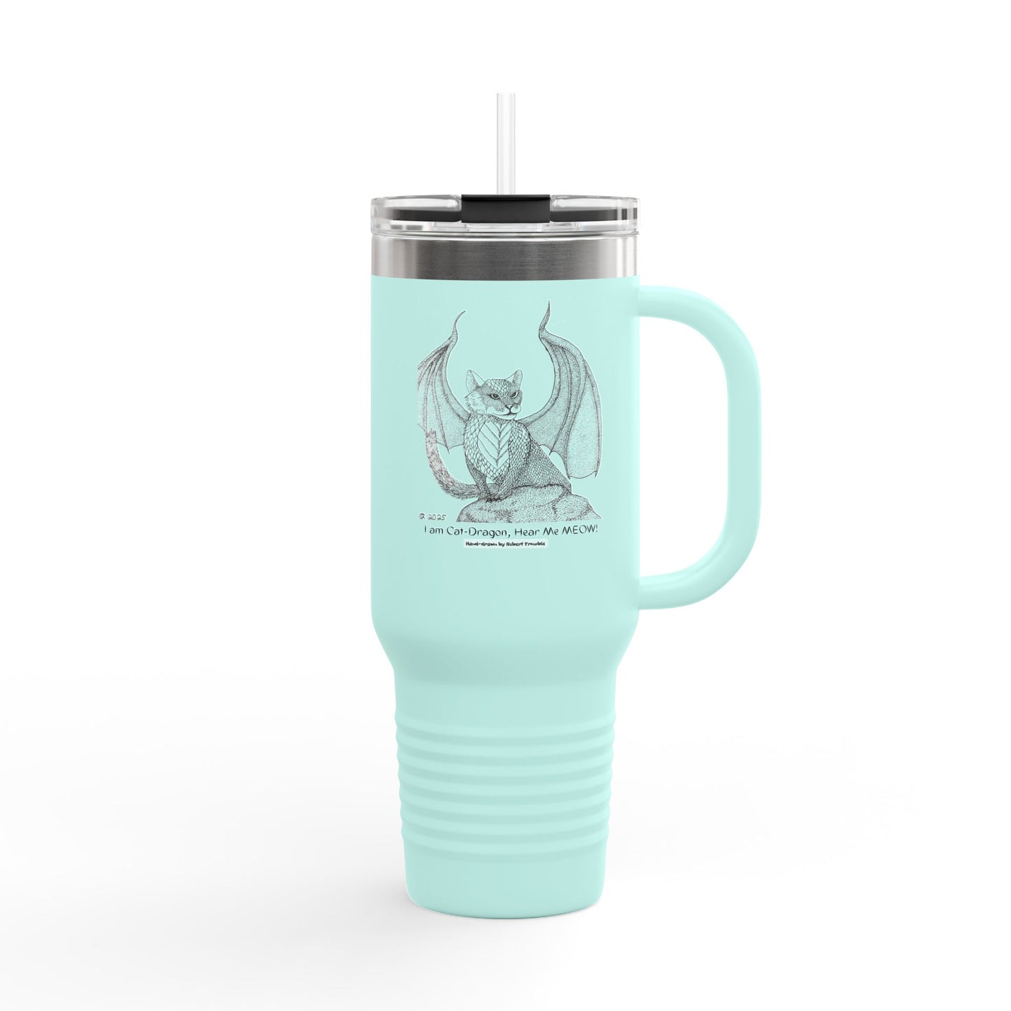 CatDragon | Hear Me Meow! | Travel Mug – Robert Trumble