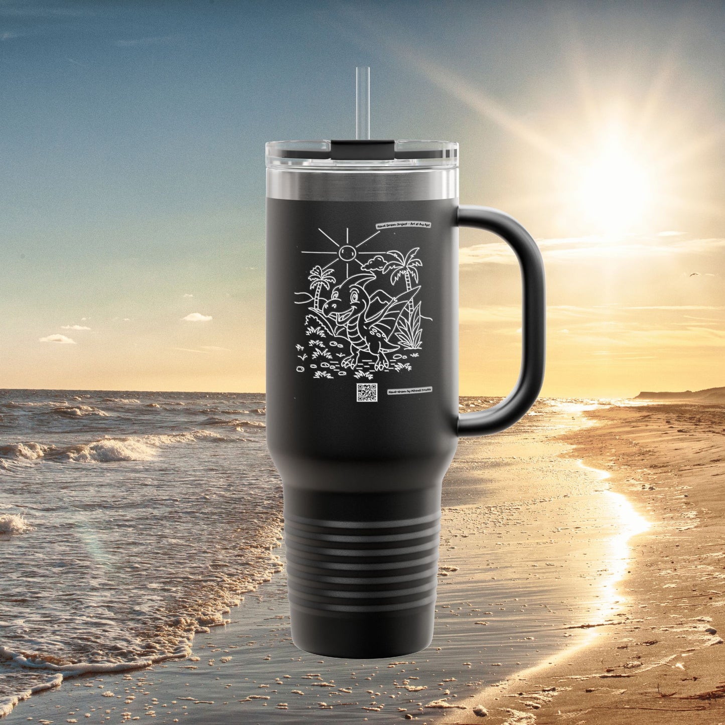 Pterodactyl Chaos Travel Mug