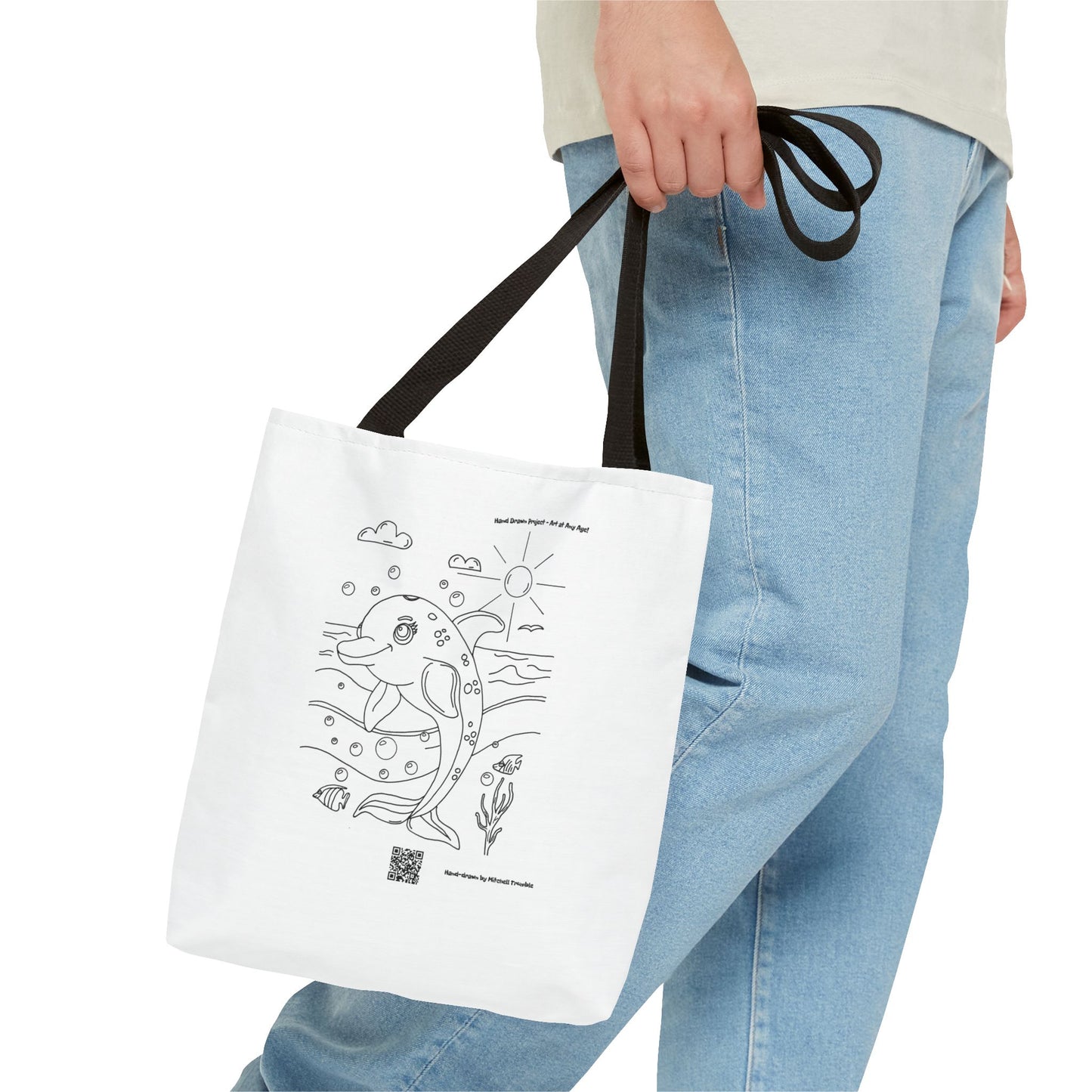 Dolphin Splash Squad Tote Bag