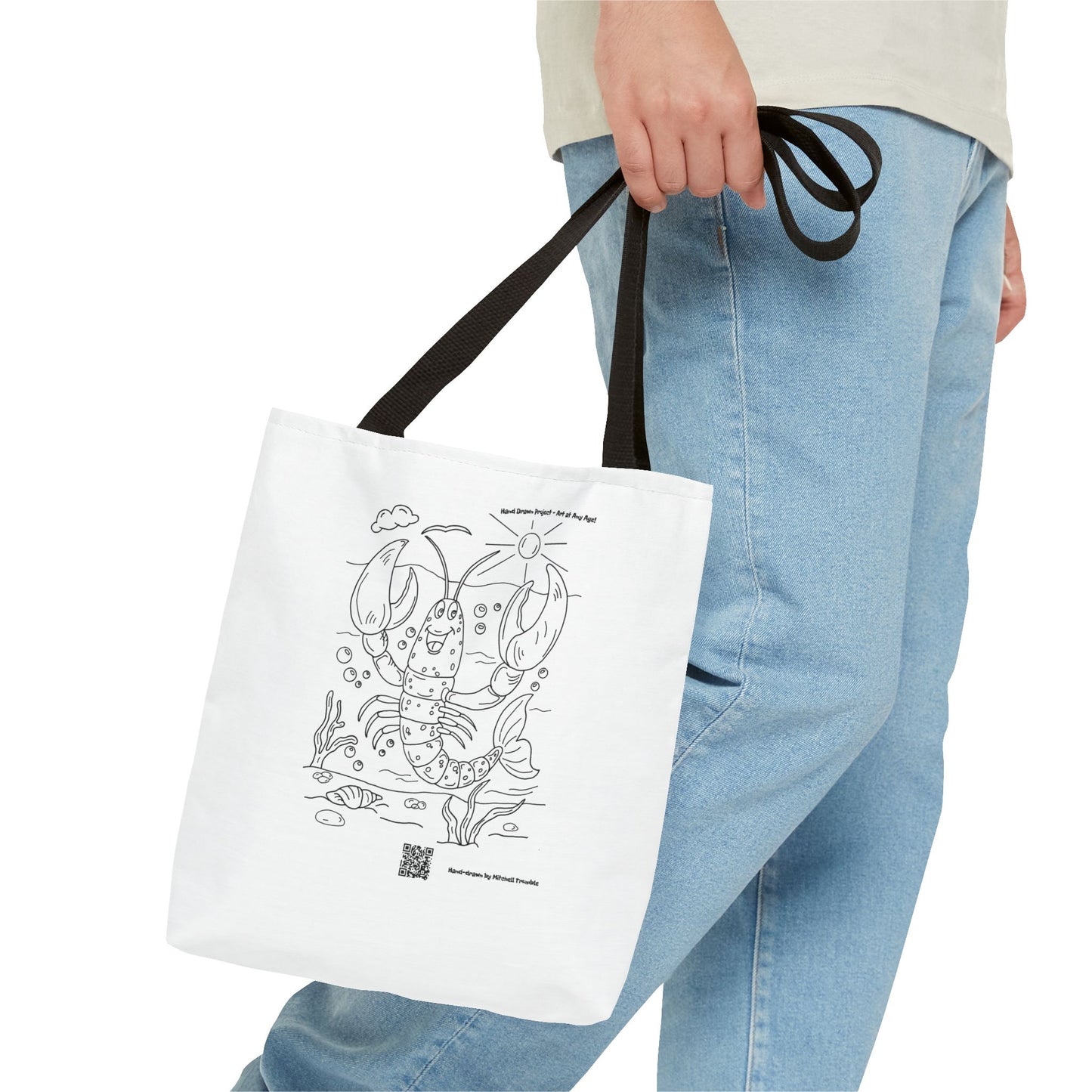Cheerful Lobster Carry-All Tote Bag